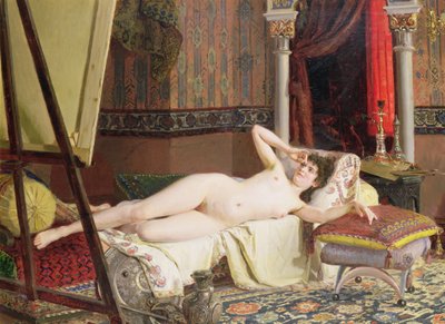 Das Modell des Künstlers von Nikolai K. Bodarevski